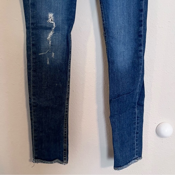 Rag & Bone Women's Distressed Skinny Jean Size 24 Blue Pockets Classic - Picture 4 of 13